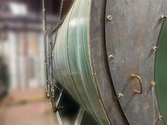 Used 750 HP Johnston Boiler Co 150 PSI Steam Boiler 1993 Model PFTA 750-4G-150S