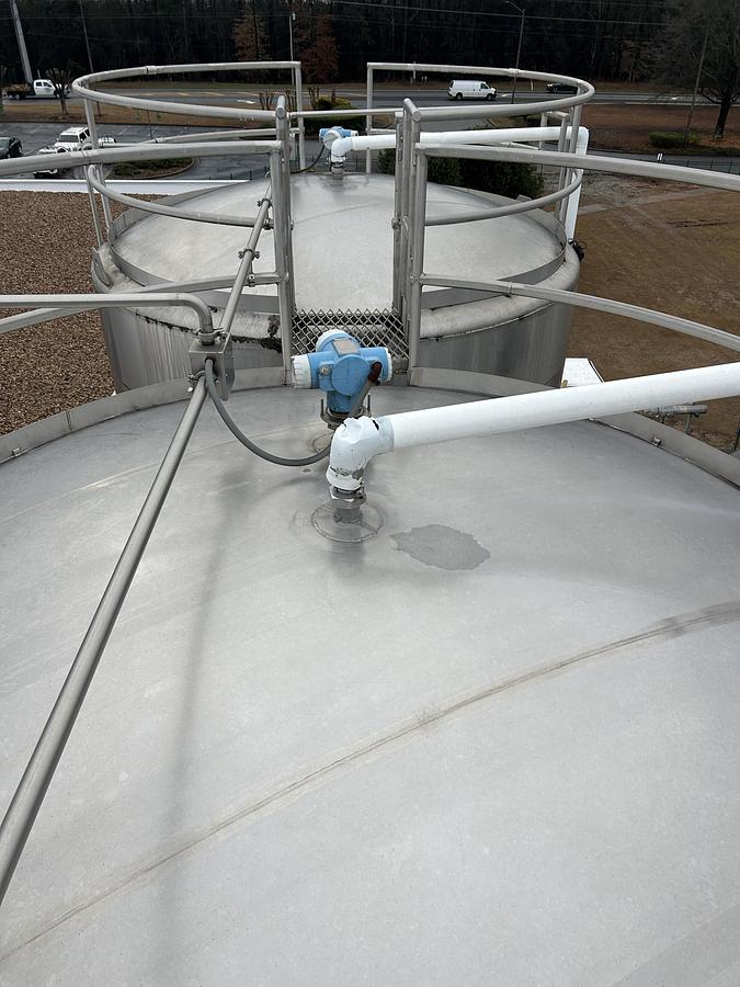 Used Walker Stainless 20,000 Gallon Jacketed Stainless Steel Storage Tanks SA240/T316L R-717 Lot of 4 1997