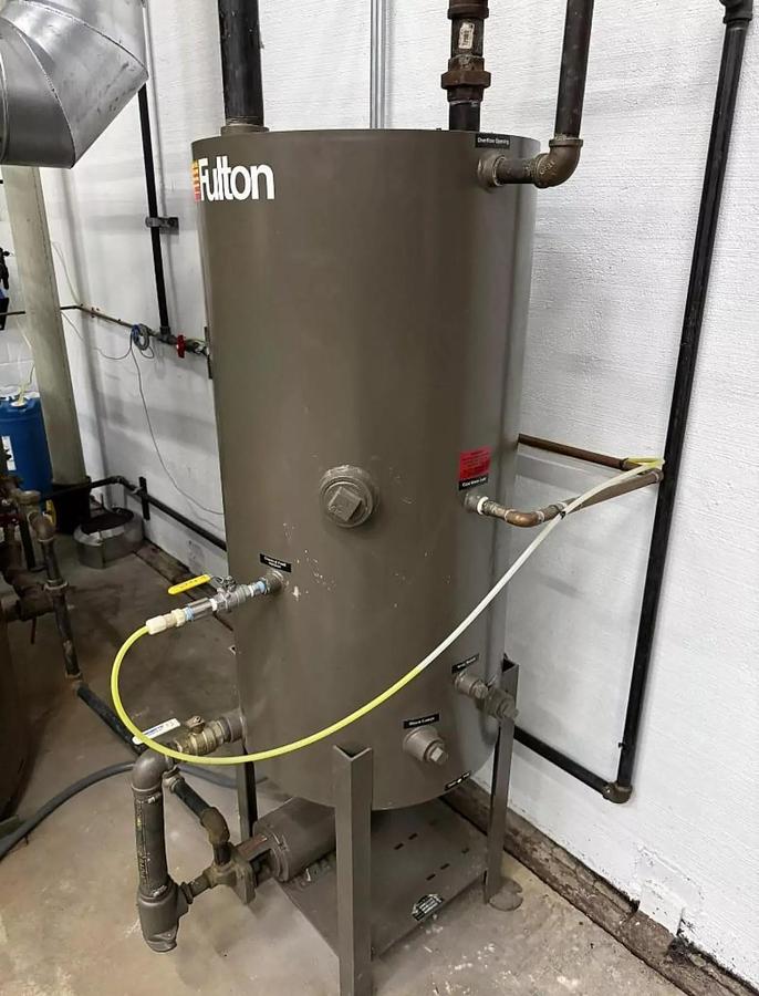 Used Fulton 50HP 150PSI Classic Vertical Tubeless Steam Boiler - Model FB-050-A - Natural Gas - 2017
