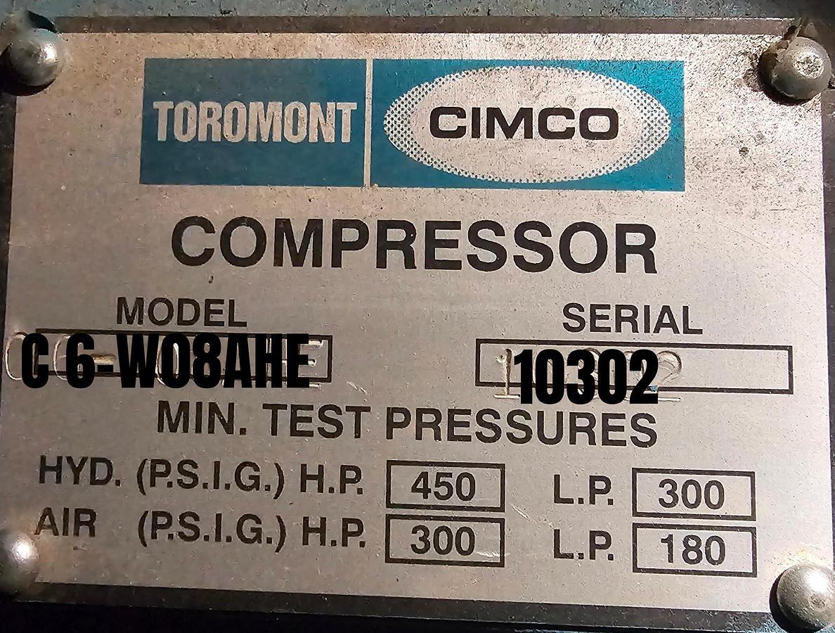 Used Toromont CIMCO Industrial Refrigeration System - 300 Ton Capacity with Heat Exchangers (2010)