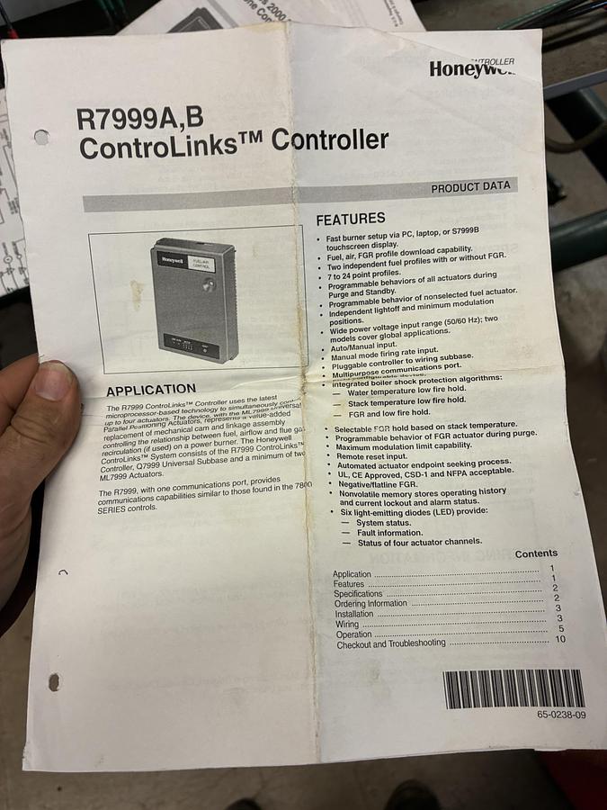 Used 2002 Cleaver Brooks CB 350 HP Steam Boiler – 15 PSI with Advanced Honeywell Controls