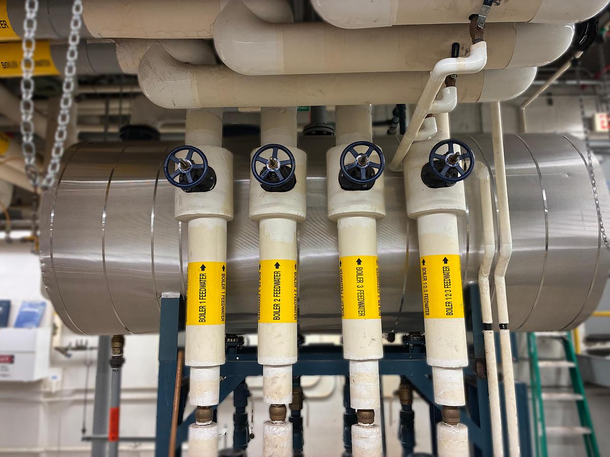 Used Industrial Deaerator (DA) Tank System with Multi-Pump Configuration