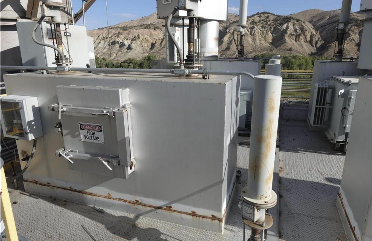 Used 3-Field Dry Electrostatic Precipitator (ESP) System from Biomass Boiler - (3) NWL 100 kV T/R Sets, Rappers, Hoppers, Ash Conveyor & Control Building