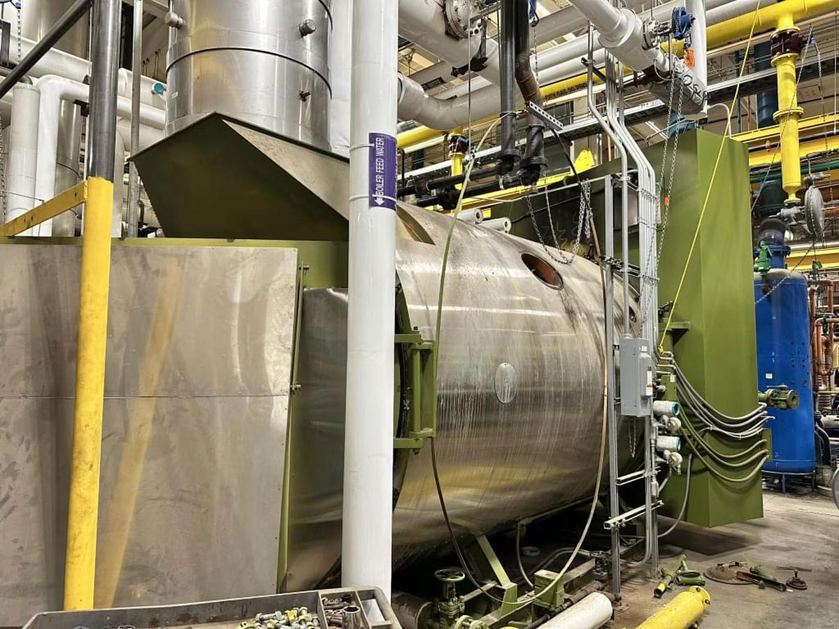 Used Sellers 900HP 300 PSI Immersion-Fired Steam Boiler 900HP-105E (2019)