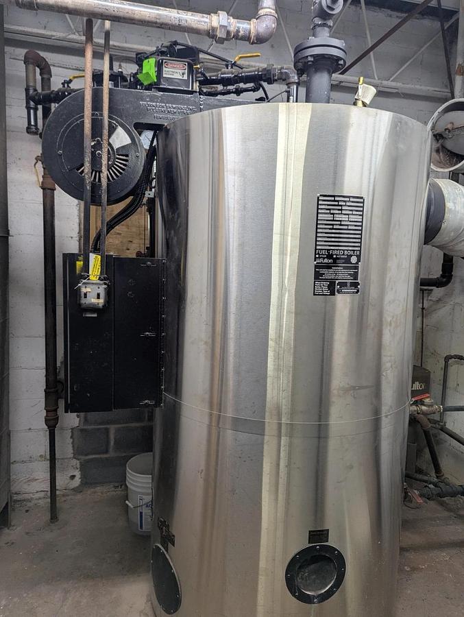 Used Fulton Classic 30HP 150PSI Vertical Tubeless Steam Boiler FB-030-A 2021