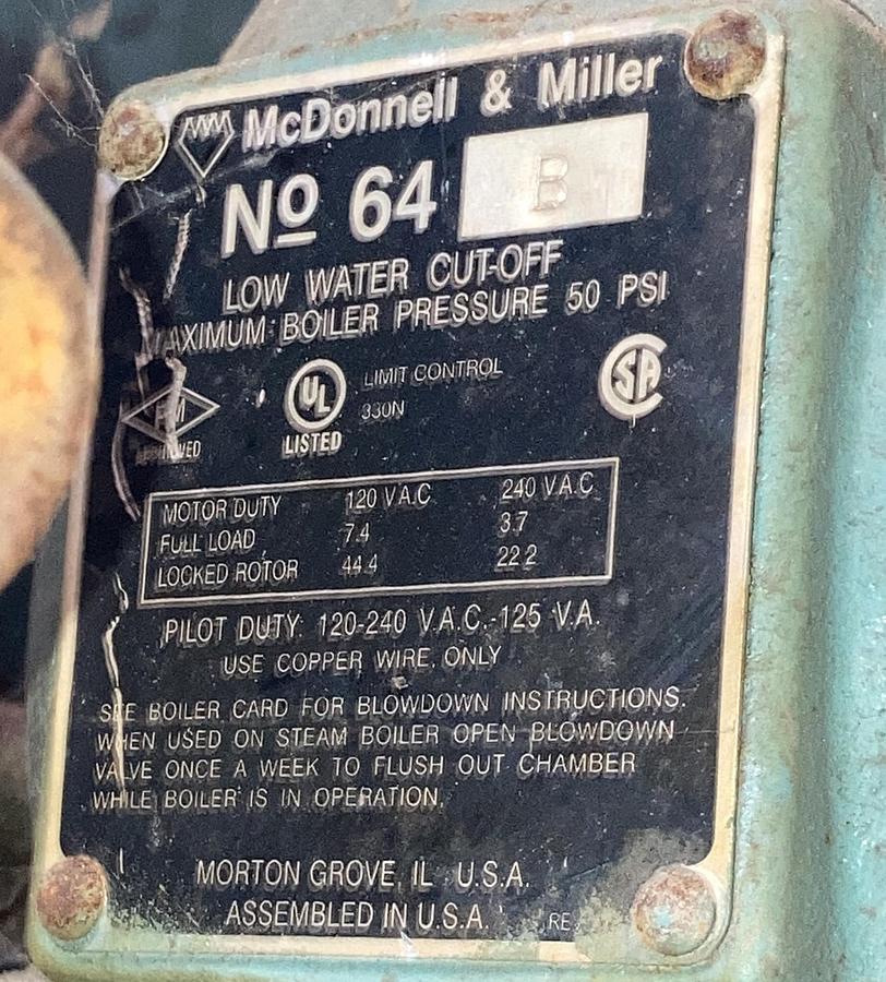 Used Cleaver-Brooks 100 HP 300 PSI Steam Boiler System + Feedwater Tank (2015)