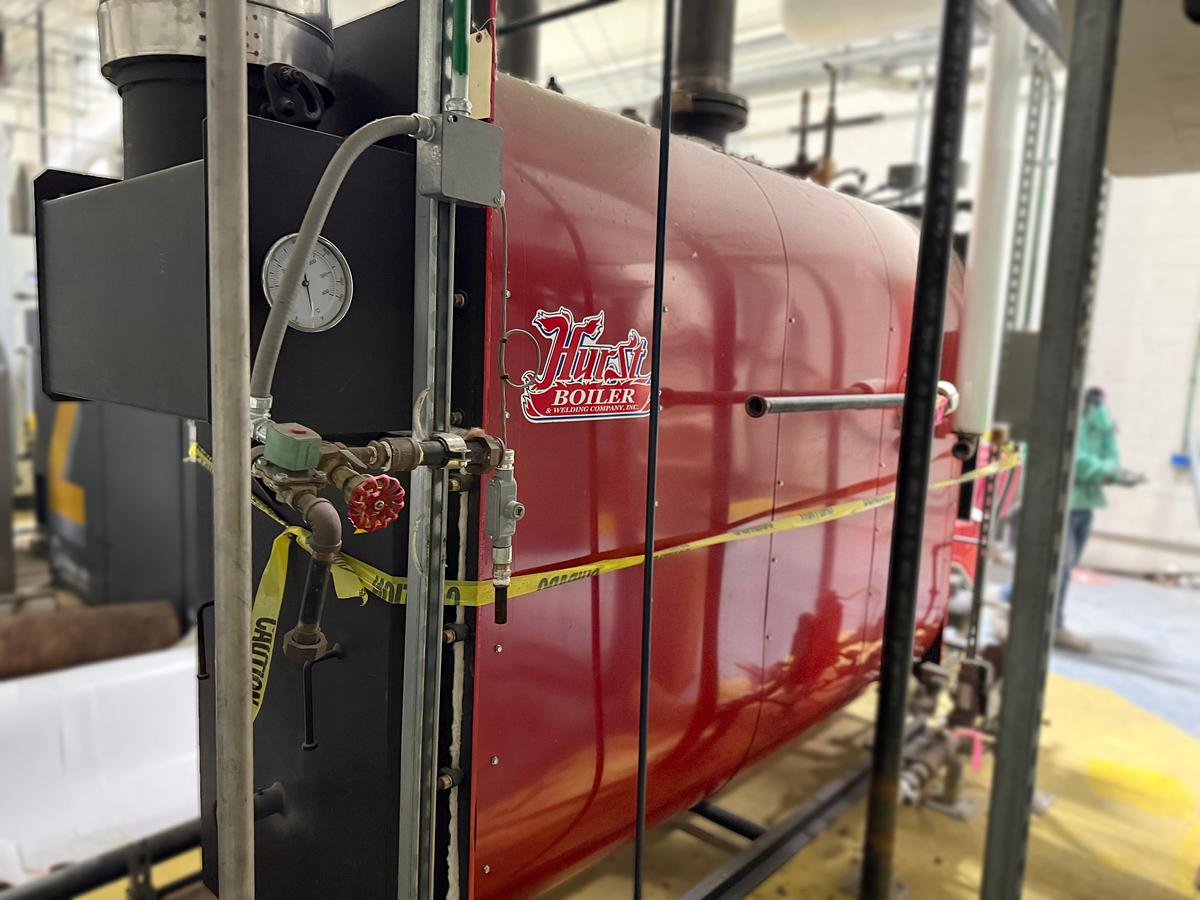 Used Hurst 80 HP Low Pressure Steam Boiler – LPE-G-80-15 (2013)