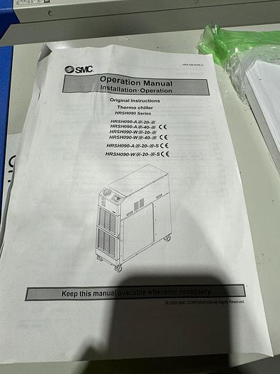 Used SMC HRSH090-WN-20 Thermo Chiller R-410A