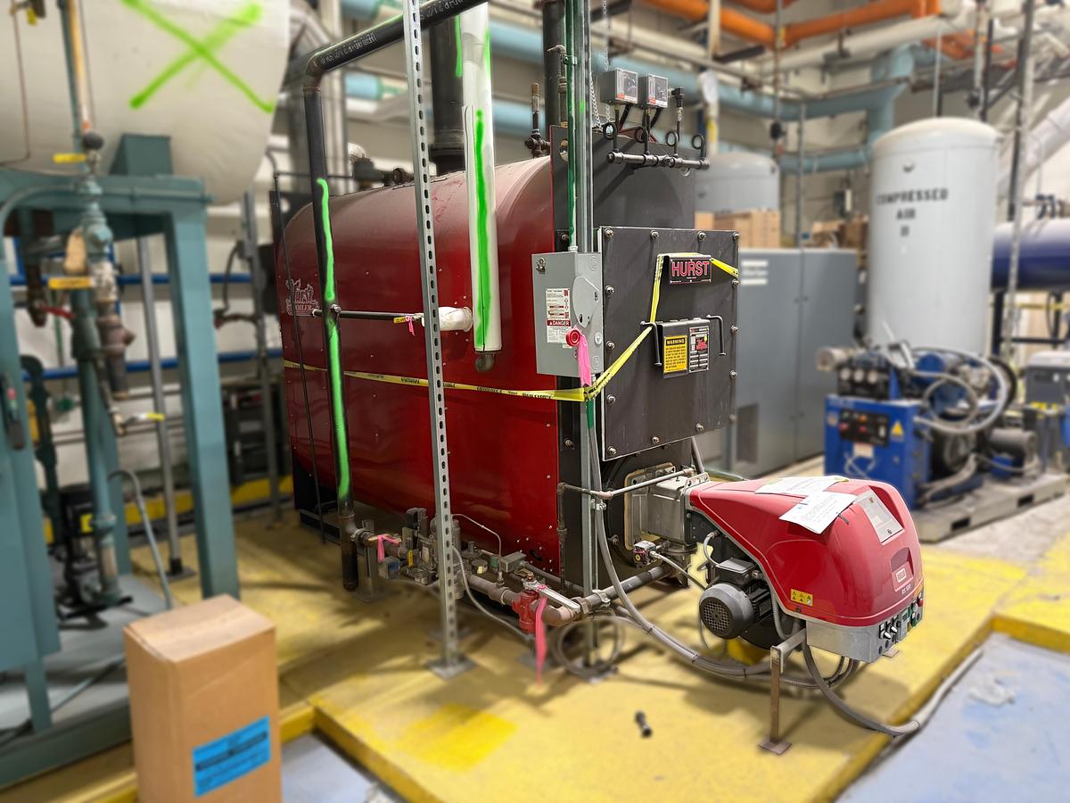 Used Hurst 80 HP Low Pressure Steam Boiler – LPE-G-80-15 (2013)