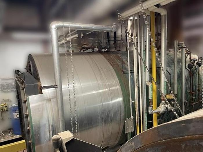 Used 750 HP Johnston Boiler Co 150 PSI Steam Boiler 1993 Model PFTA 750-4G-150S