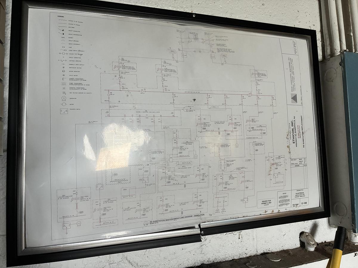 Used General Electric Substation System for Diesel Generator Integration