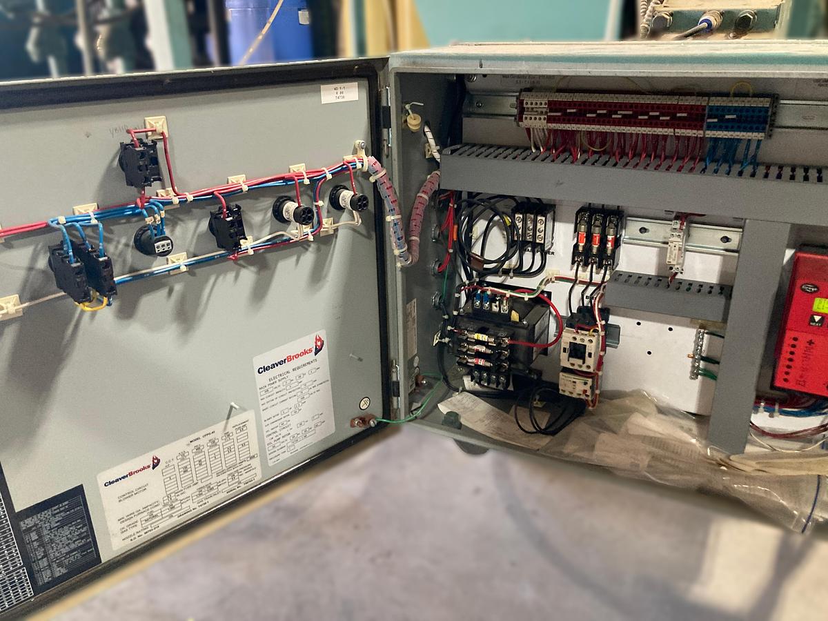 Used Cleaver-Brooks 100 HP 300 PSI Steam Boiler System + Feedwater Tank (2015)