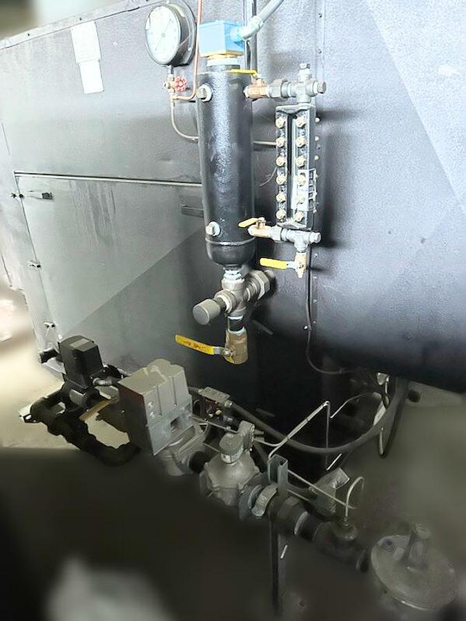 Used 70 HP Parker Industrial Steam Boiler – 1994 Model 125 PSI