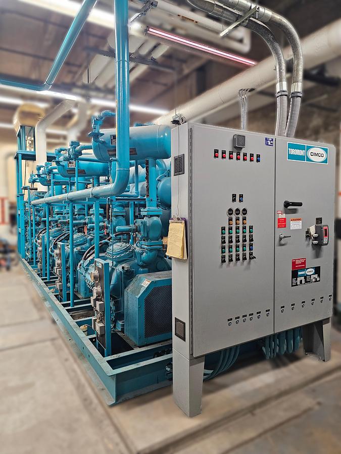 Used Toromont CIMCO Industrial Refrigeration System - 300 Ton Capacity with Heat Exchangers (2010)