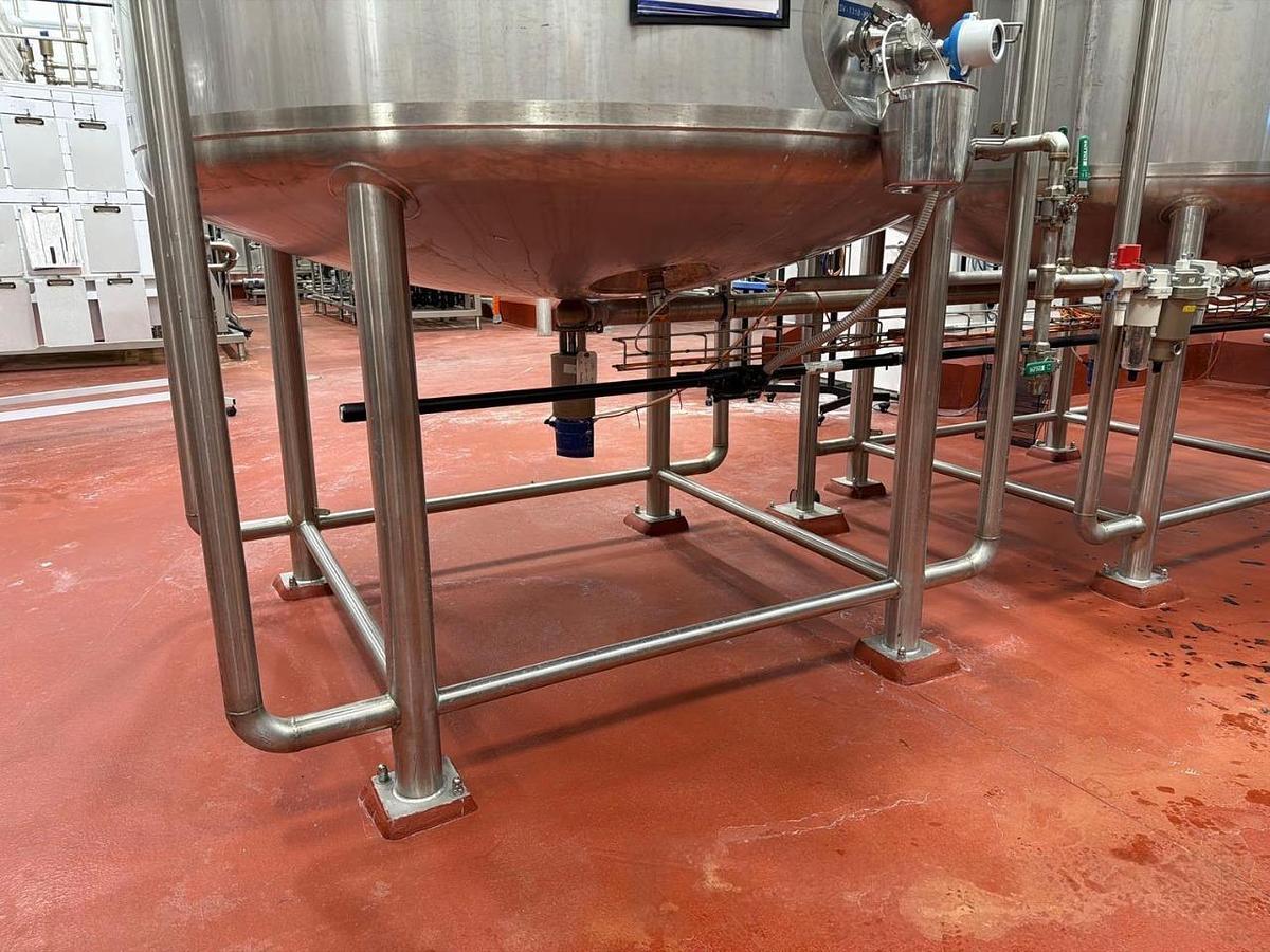 Used 2022 JBT A&B Process Systems Stainless Steel Jacketed Tank with Mixer — MAWP 14.9 PSI @ 200°F — S/N 2106760303B