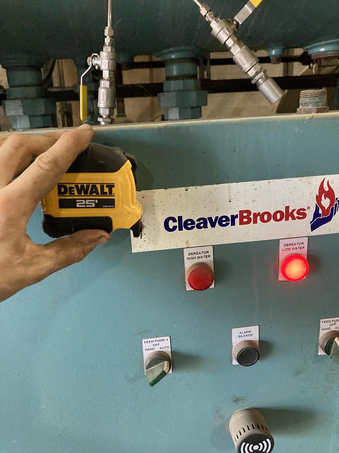 Used Cleaver-Brooks 100 HP 300 PSI Steam Boiler System + Feedwater Tank (2015)