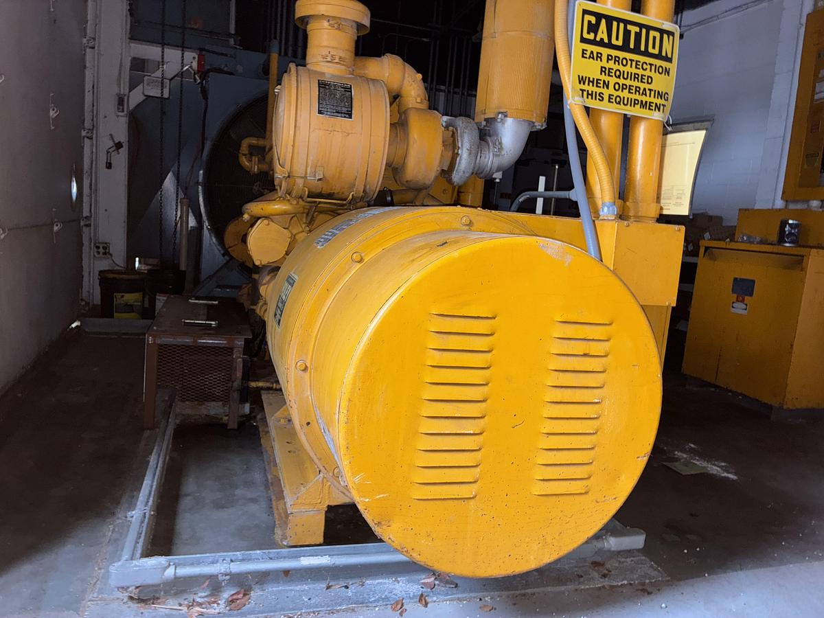 Used Caterpillar D343 Diesel Emergency Generator Set with KATO Engineering Alternator
