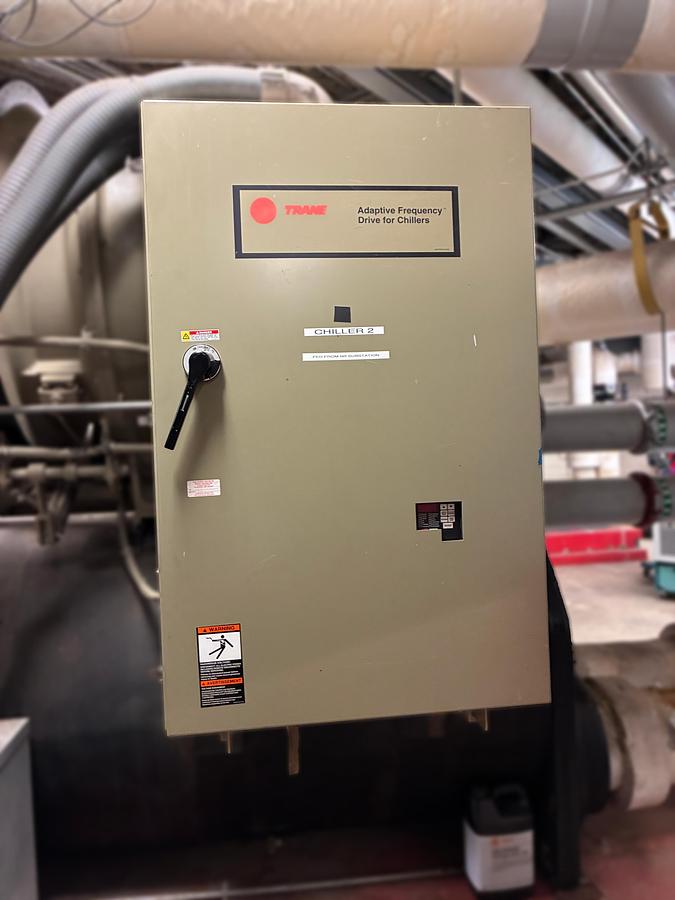 Used Trane Hermetic Centrifugal Liquid Chiller 347-Ton – CVHF770