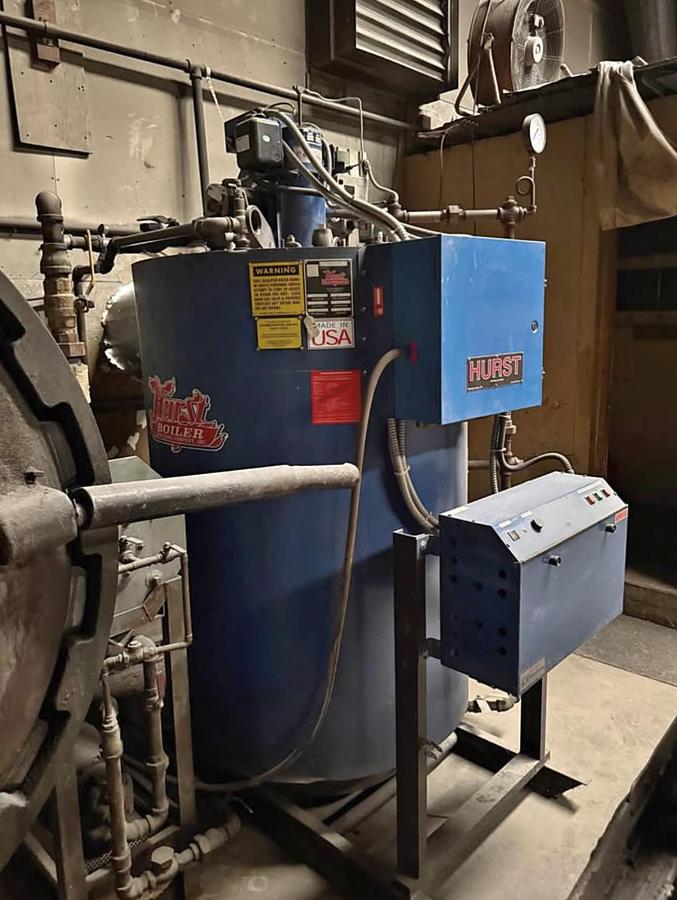 Used Used 2006 Hurst 4VT-X-30-150 30 HP 150 PSI Steam Boiler