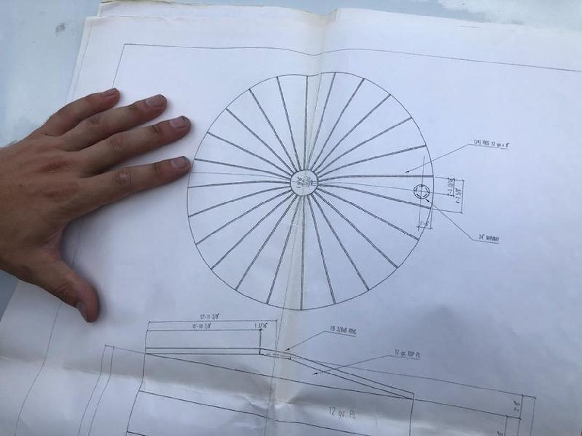 Used 250,000 Gallon Food Grade Stainless Steel Storage Tank (1994)