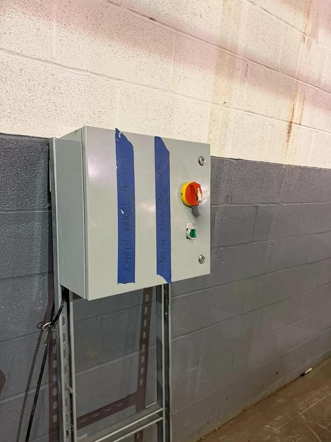 Used 2019 Lattner Boiler Company 15 HP Natural Gas Steam Boiler System — Model WLF — S/N 97716 — Complete System with Feedwater Tank, Condensate Receiver & Controls