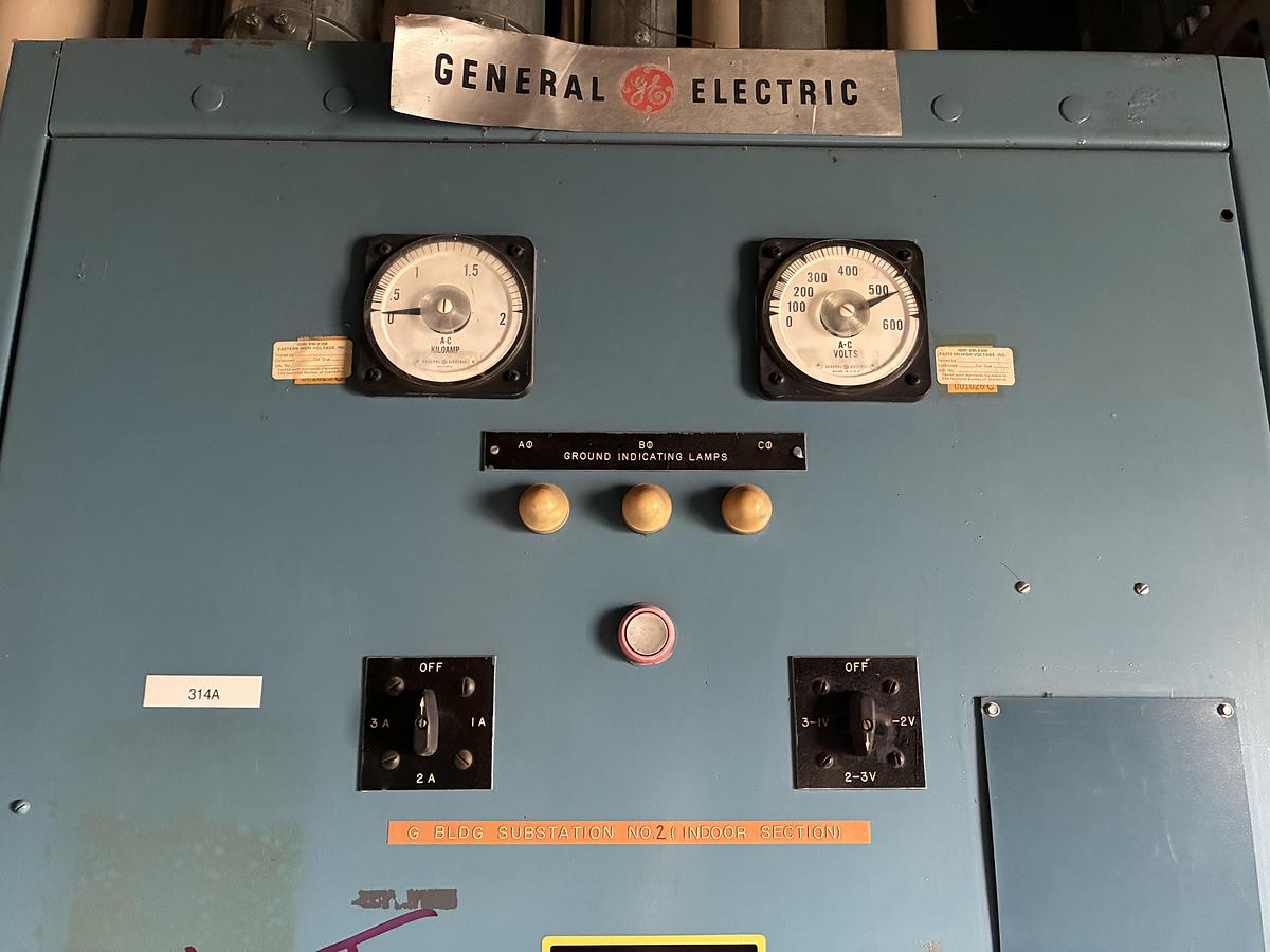 Used General Electric Substation System for Diesel Generator Integration