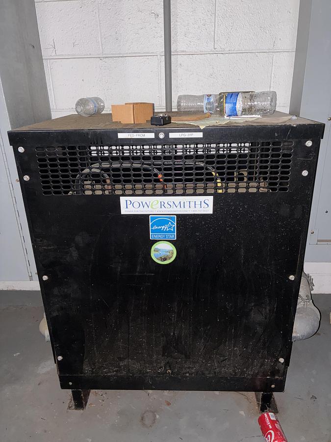 Used Powersmiths 75 kVA Energy-Efficient Dry-Type Transformer