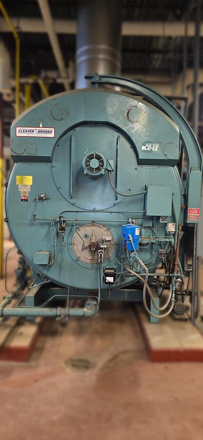 Used Cleaver Brooks 670 HP CB-1E 200-300-150 Packaged Hot Water Boiler