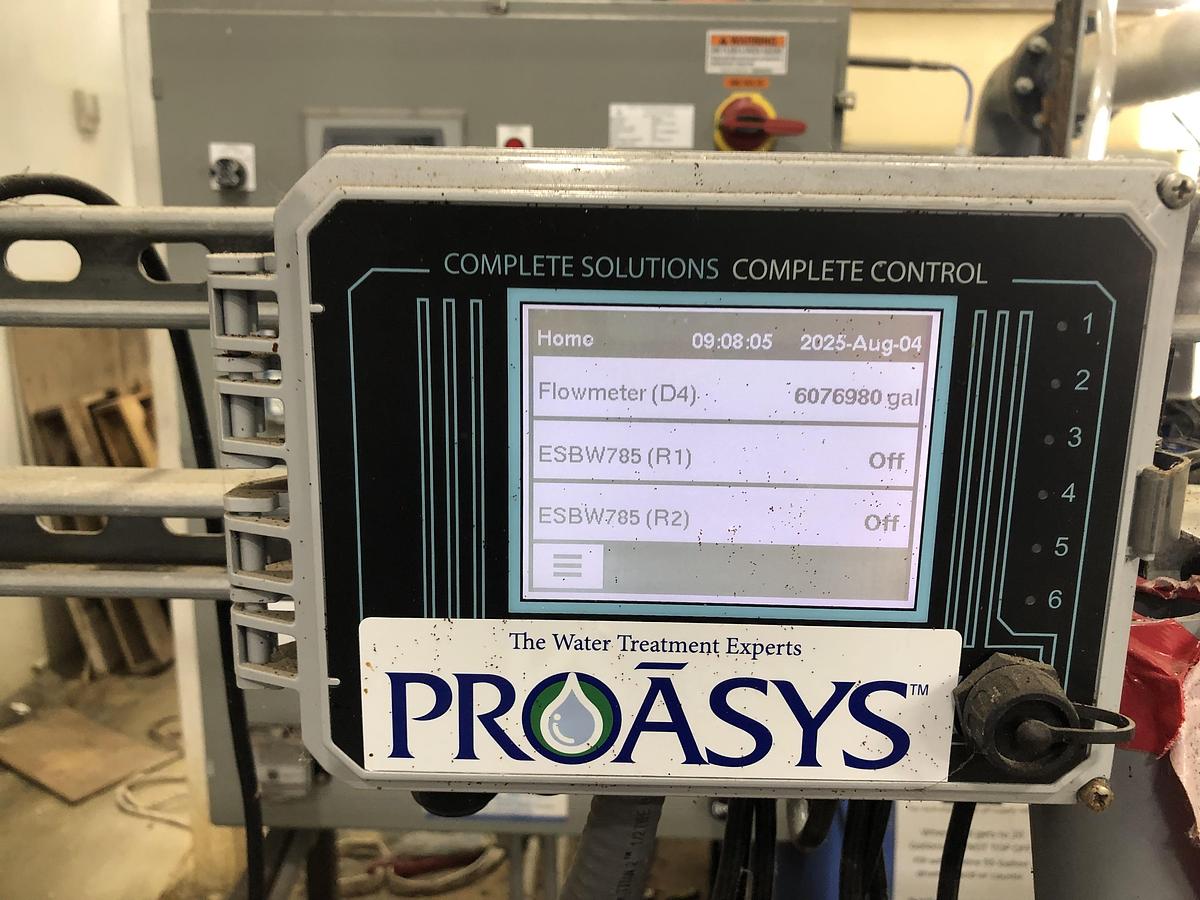 Used PROASYS Industrial Water Treatment System with Chemical Feed Equipment