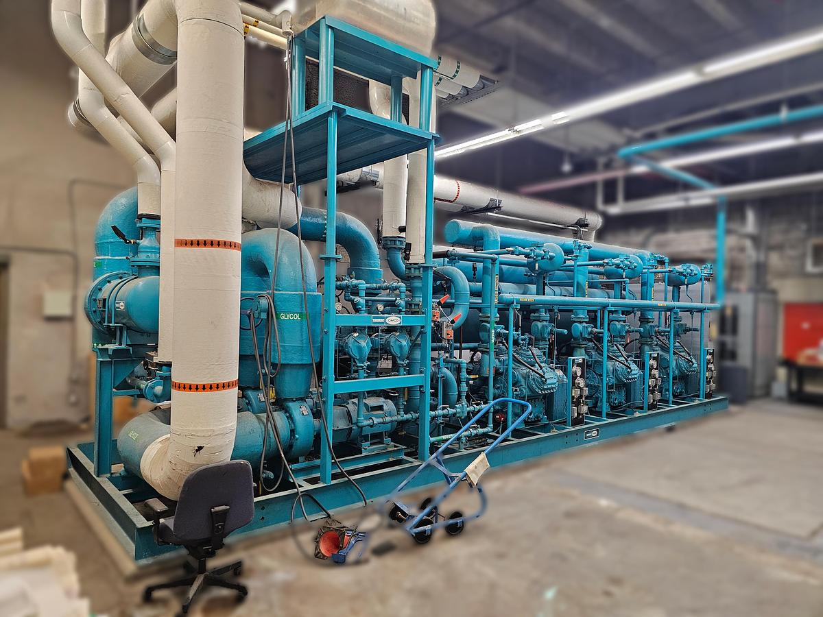 Used Toromont CIMCO Industrial Refrigeration System - 300 Ton Capacity with Heat Exchangers (2010)