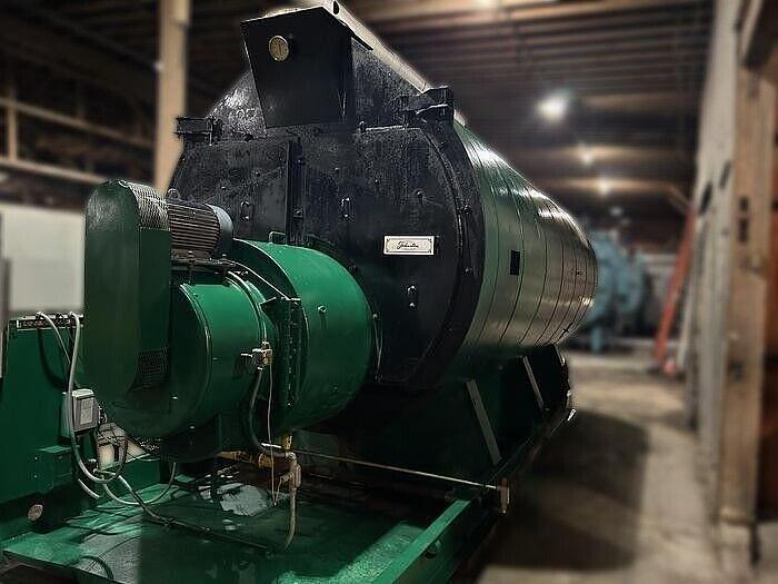 Used 500 HP Johnston Boiler Co. 150 PSI Steam Boiler 1989 Model PFTA-500-4G-150