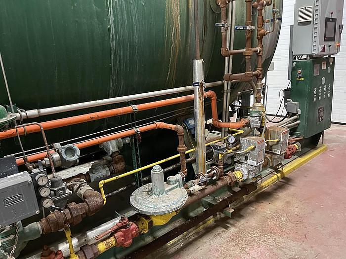 Used 750 HP Johnston Boiler Co 150 PSI Steam Boiler 1993 Model PFTA 750-4G-150S