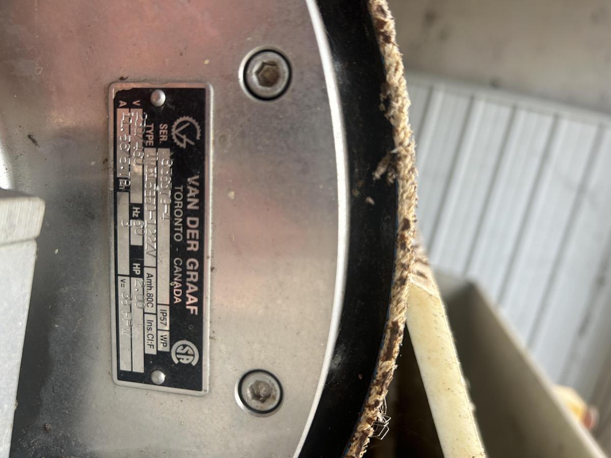 Used McNeill Water Wastewater Filter Belt Press Model FPP152B Serial 0302006 Sludge Dewatering