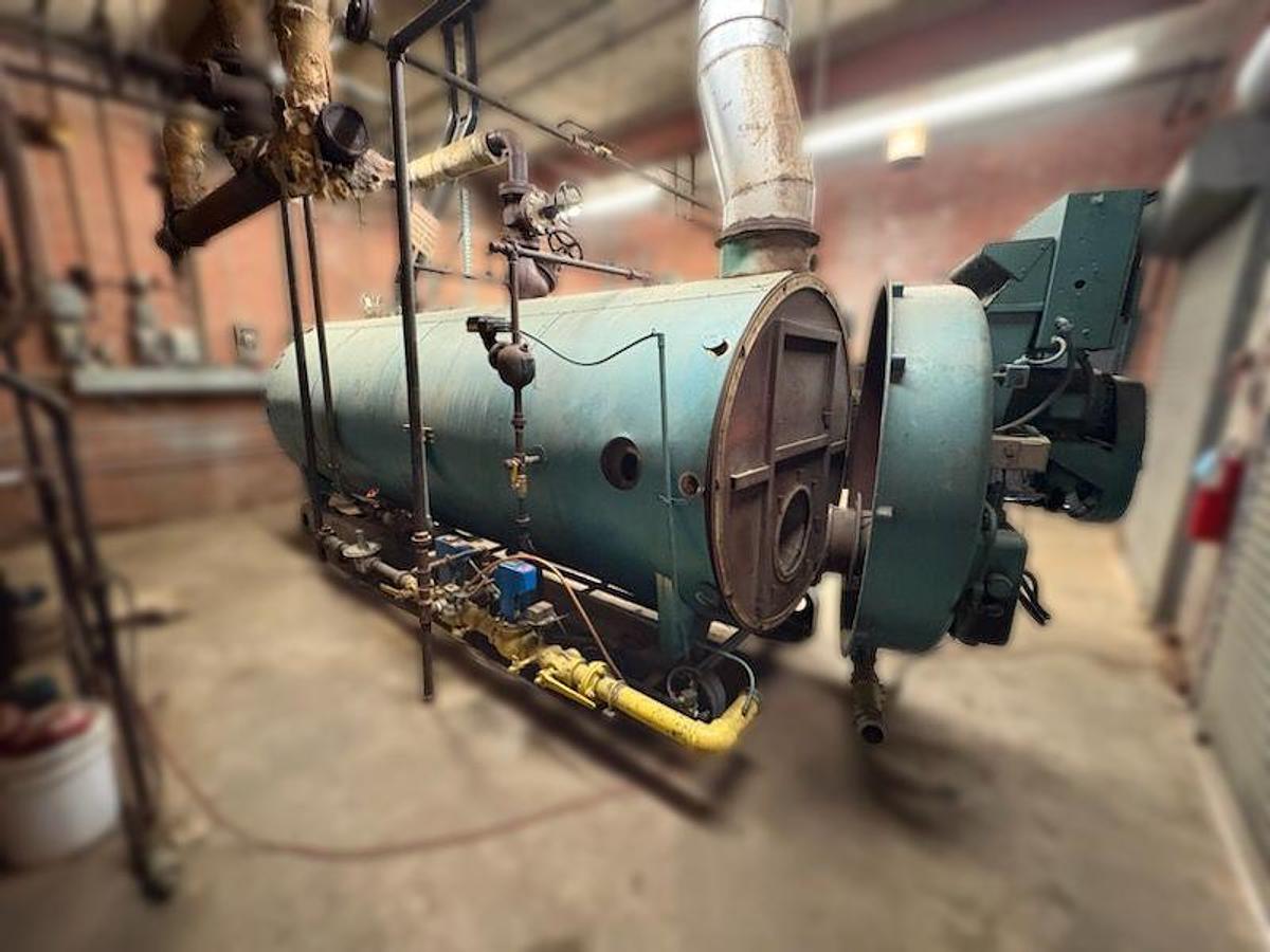 Used Cleaver Brooks 250 HP 150 PSI  Packaged Steam Boiler Natural Gas CB-100-200 (1981)