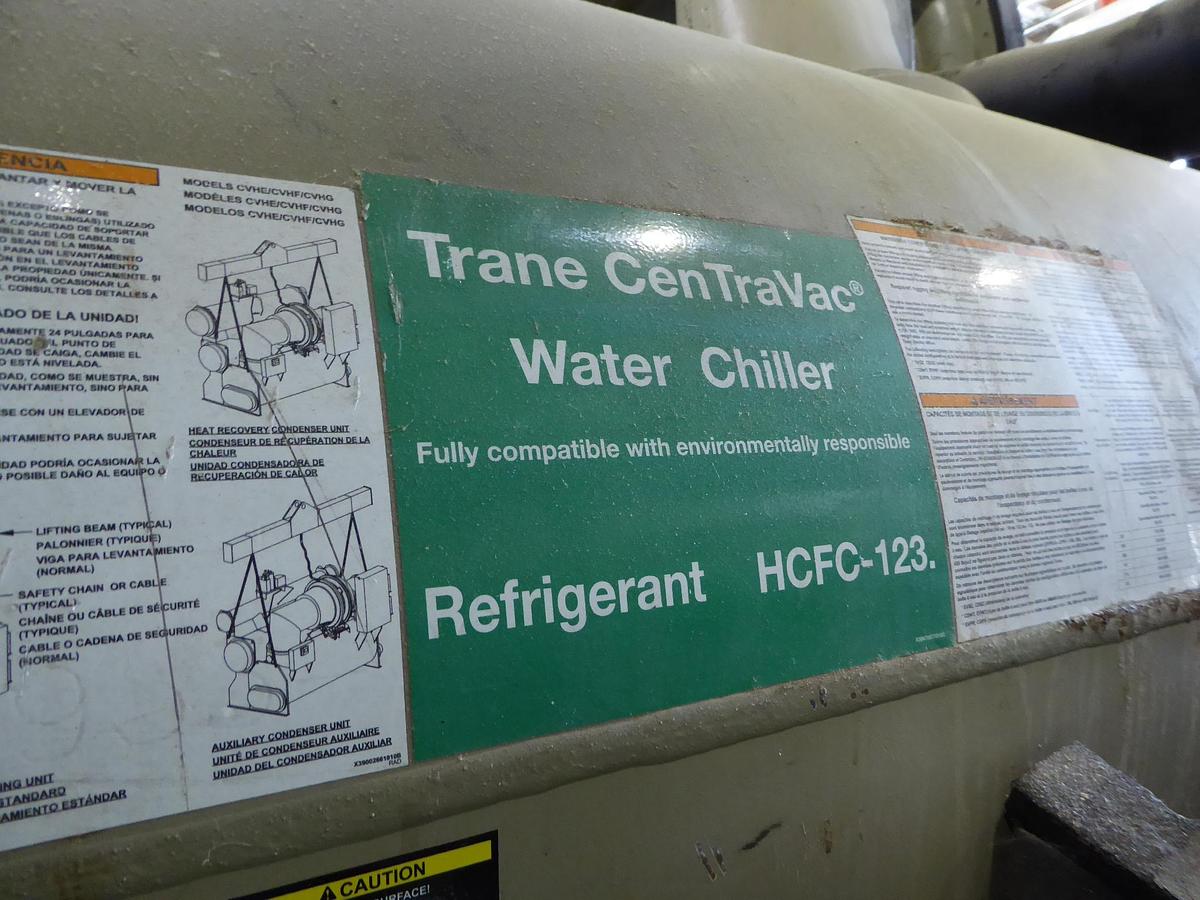 Used Trane CenTraVac Water Chiller 800 Tons – CVHF1300