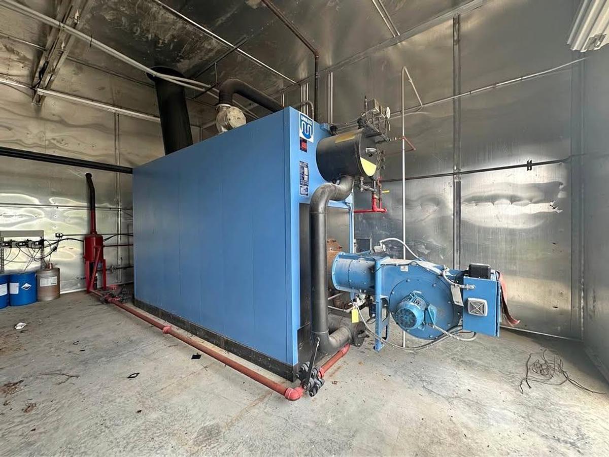 Used Unilux Flexible Water Tube Boiler 12400 MBH Natural Gas 15 PSIG ZF1200LS 2020