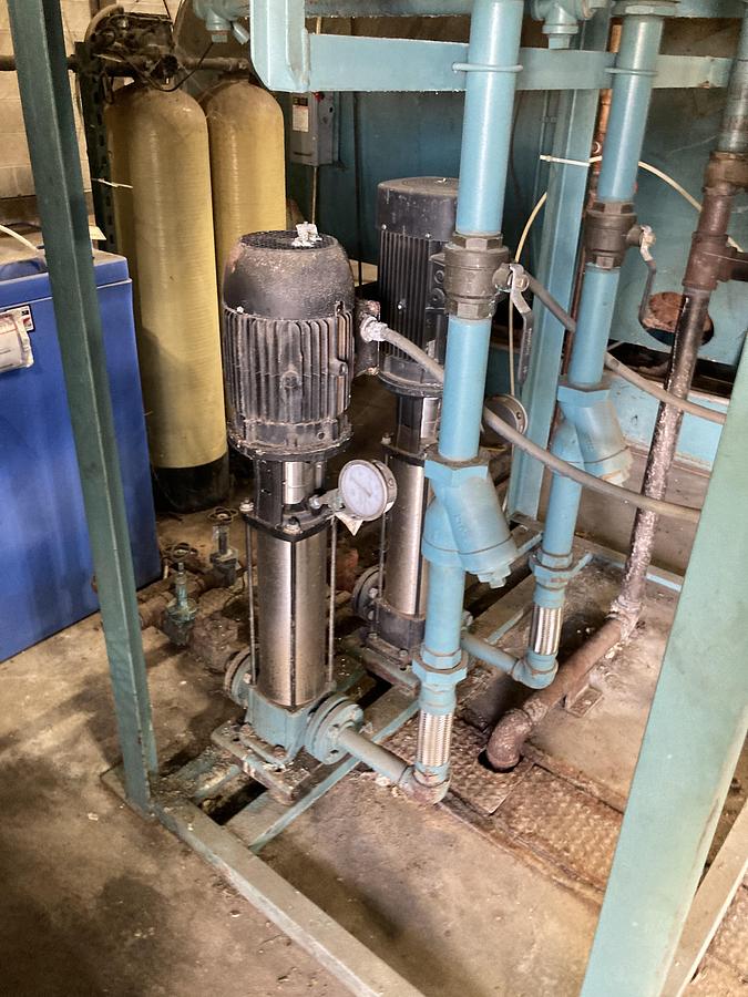 Used Cleaver-Brooks 100 HP 300 PSI Steam Boiler System + Feedwater Tank (2015)