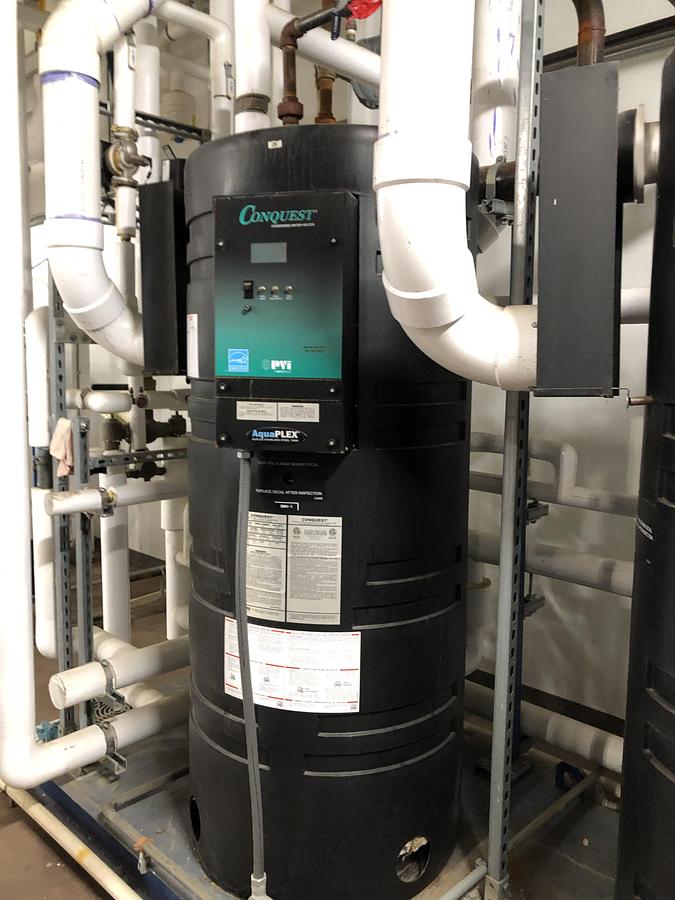 Used Conquest Commercial Water Storage Tank with AquaPLEX Duplex Control System