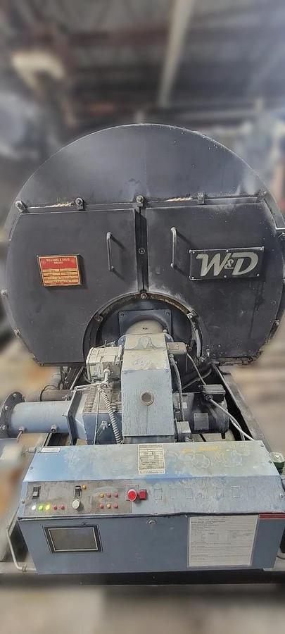 Used Williams & Davis 150HP Steam Boiler w/ Ancillary Equipment - Model 3100D-150S, 5,175 MBH Input (2017)