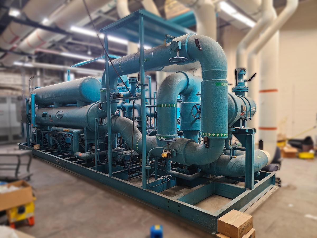 Used Toromont CIMCO Industrial Refrigeration System - 300 Ton Capacity with Heat Exchangers (2010)