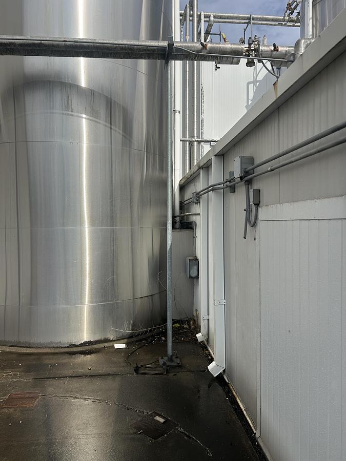Used Walker Stainless 20,000 Gallon Jacketed Stainless Steel Storage Tanks SA240/T316L R-717 Lot of 4 1997