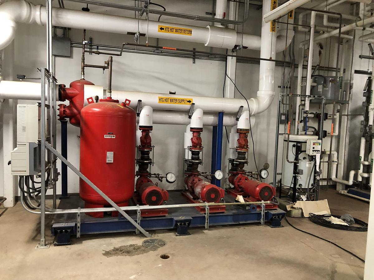 Used Armstrong Commercial Pump Station with Expansion Tank and VFD Controls