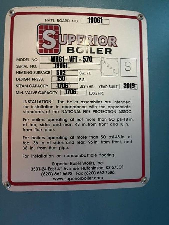 Used Complete CHP Plant Package — Boilers Generators HRSG Fuel Tank & Auxiliary Equipment 2019