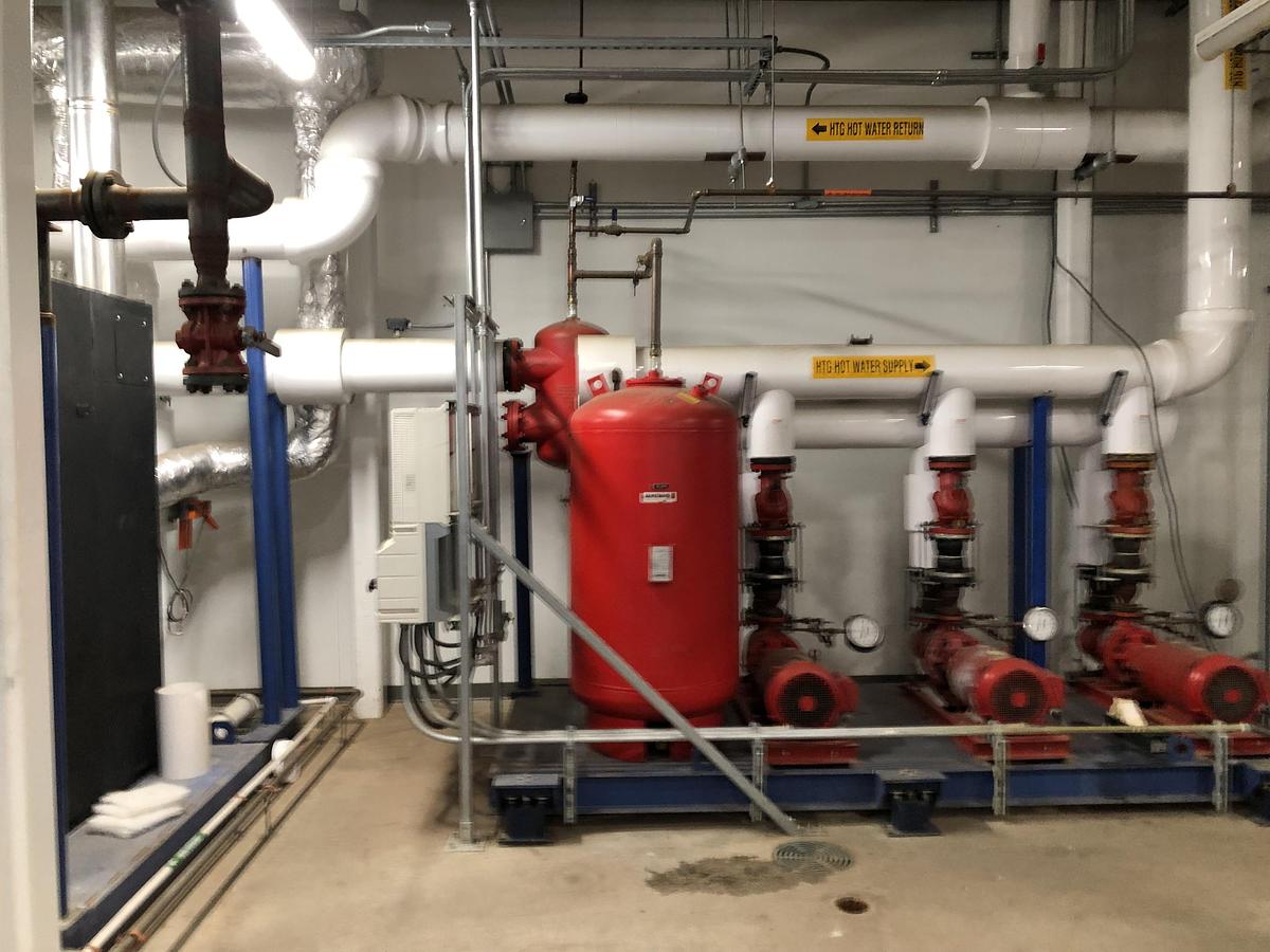 Used Armstrong Commercial Pump Station with Expansion Tank and VFD Controls