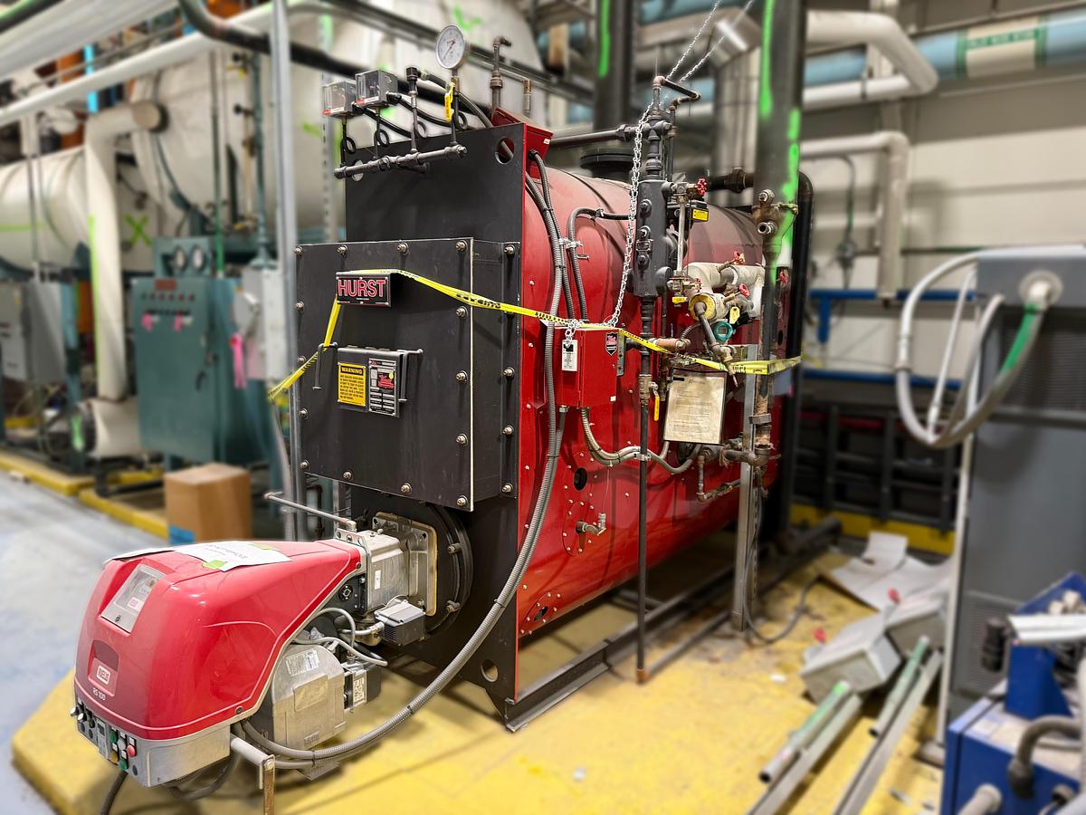 Used Hurst 80 HP Low Pressure Steam Boiler – LPE-G-80-15 (2013)