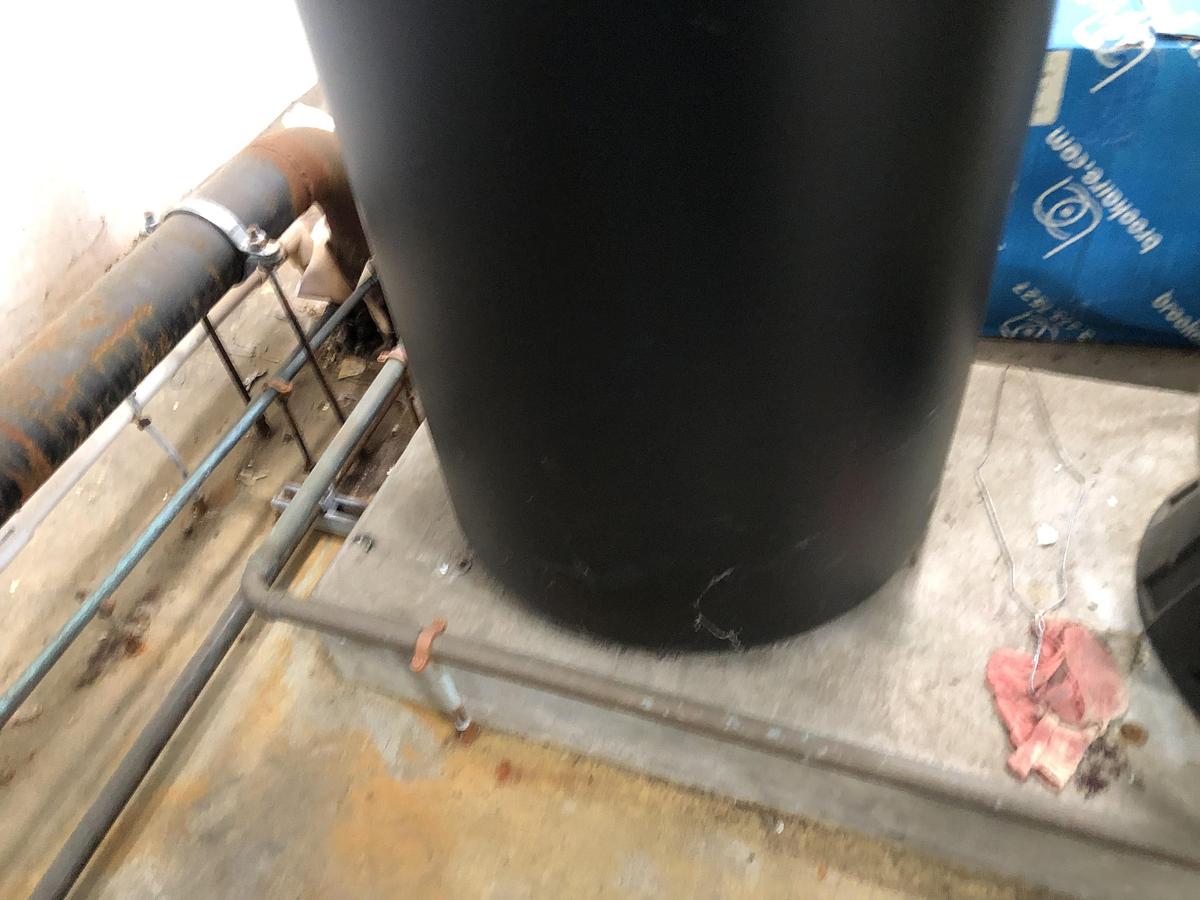 Used Clack Water Treatment System with Polyethylene Tanks