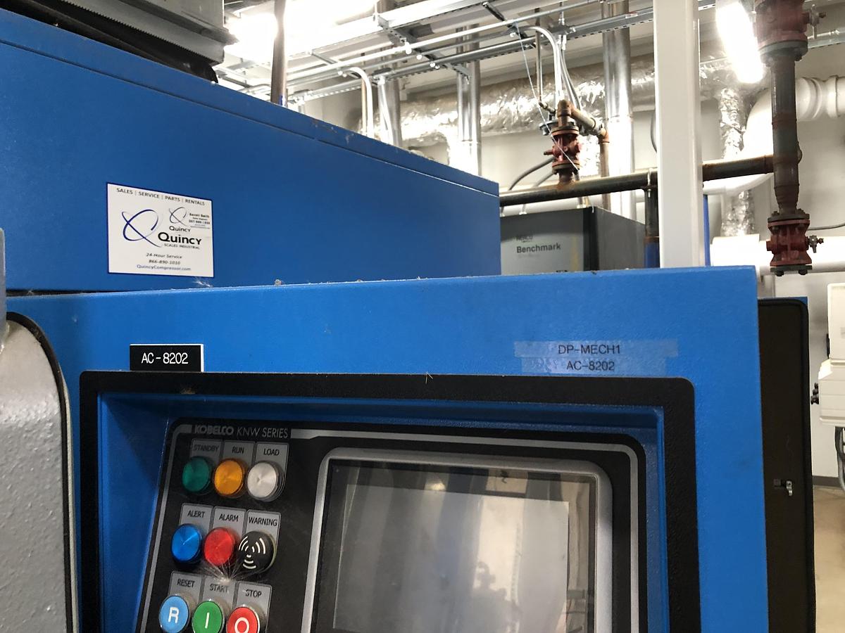 Used Kobelco Oil-Free Rotary Screw Air Compressor AC-8202