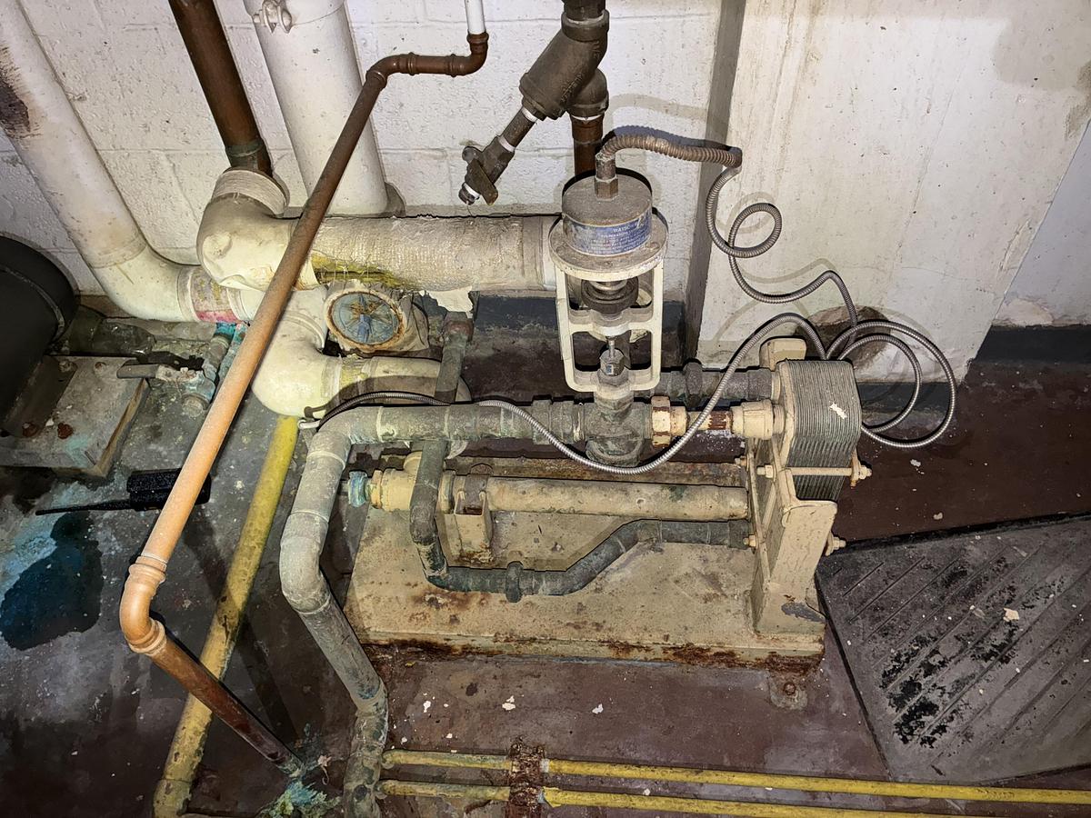 Used Industrial Pump System with Shell and Tube Heat Exchanger