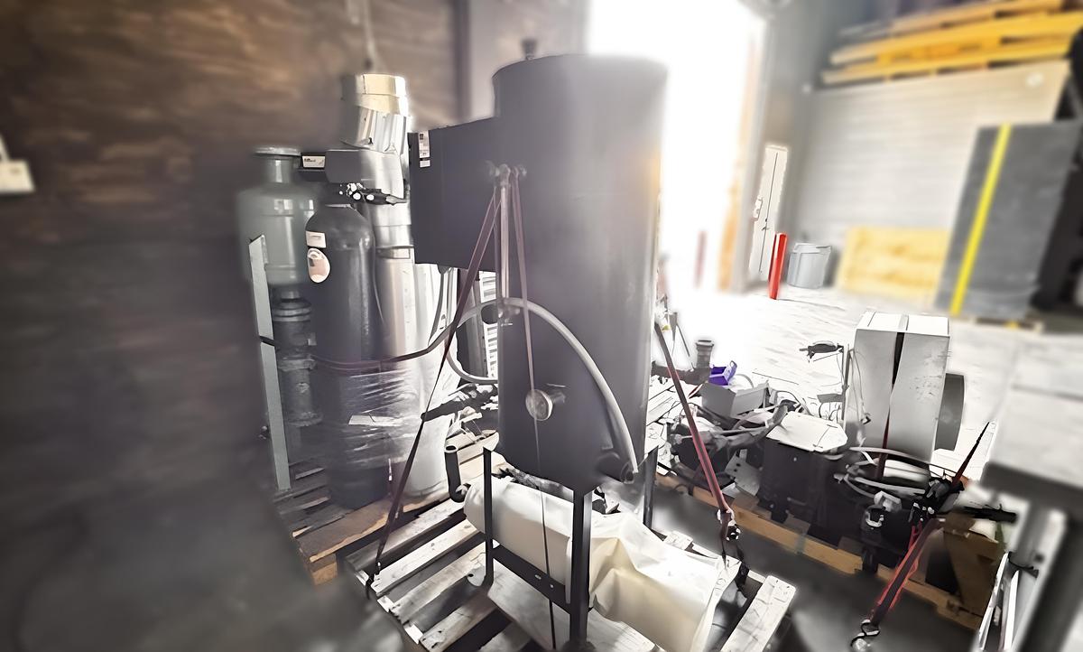 Used Fulton Vertical Spiral Rib Tubeless Boiler System – 2018, 1,050,000 BTU/hr, 150 PSI