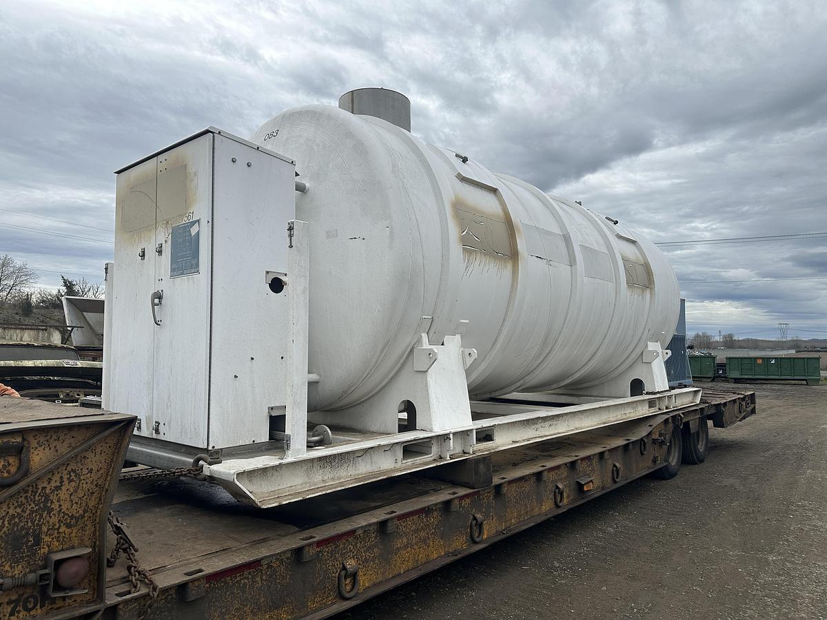 Used Cryenco 5000 Gallon Liquid Oxygen LOX Cryogenic Storage Tank 2000 PSI 1992 with Great Lakes Refrigeration System